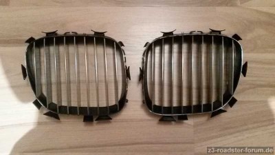  Original BMW Z3 Chrom Nieren, Grill Gitter - 27918 -  Börse Biete