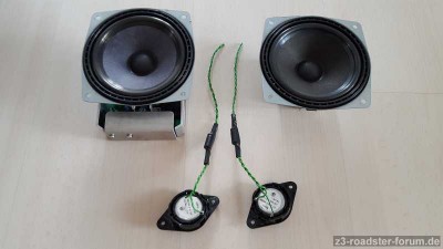 Pioneer Lautsprecher 130mm Boxen für BMW Z3 95-02 Front 