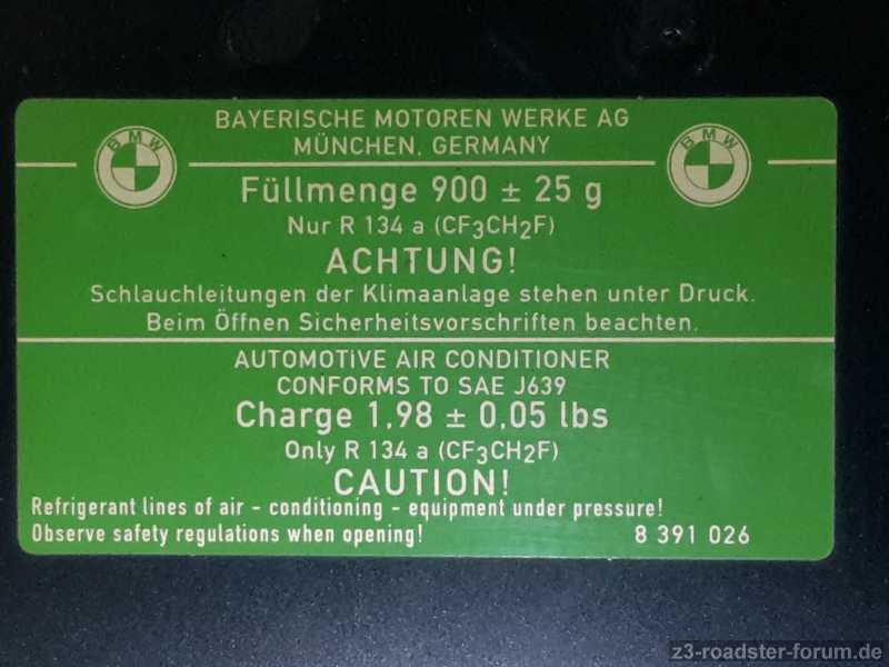  Aufkleber Klimaanlage - 35095 - Technik Innenraum