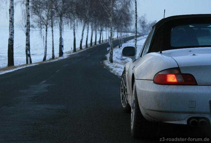 Dreckig bei eisiger Kälte