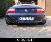 Sieht jetzt schön bullig aus,von "Hinten"!