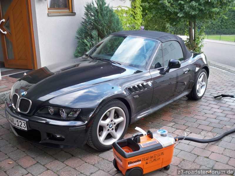 Verdeckreinigung und Impregnierung