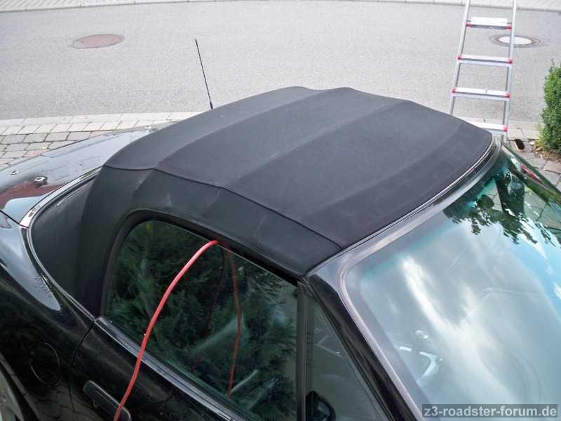 Verdeckreinigung und Impregnierung