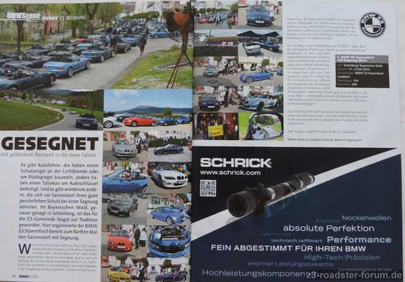 Segnung 2014 in der BMW Scene