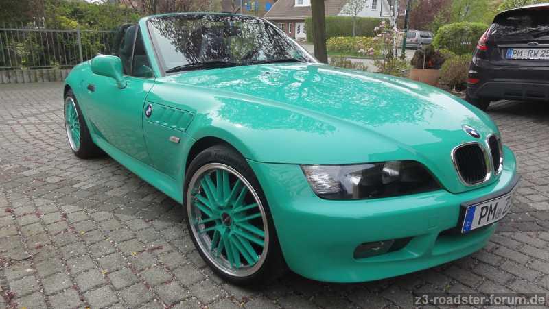 Jetzt ganz in Fidschi-Grün...