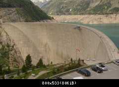 Köhlbreinsperre an der Malta Hochalmstraße