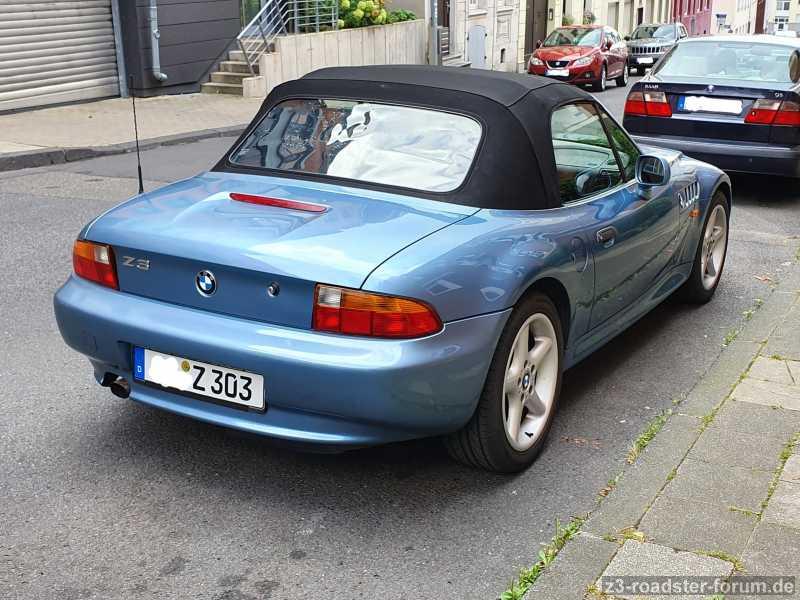 Z3 Roadster 1.8 Atlanta Blau Heck