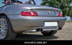 Silbergrau lackiert