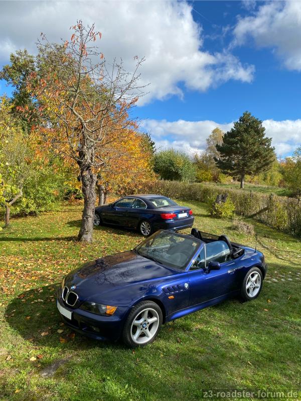 Z3 Montrealblau und e93 Tiefseeblau