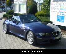 Mein blauer Flitzer