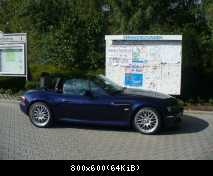 Mein blauer Flitzer