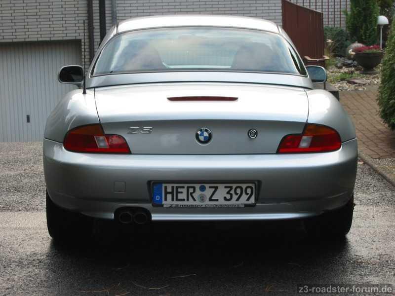My Z3 with Hardtop, Heckansicht