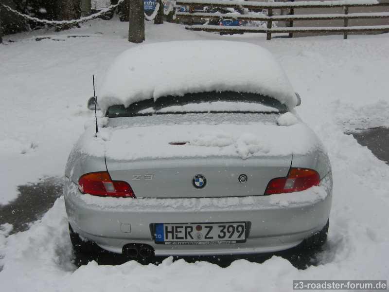 und nochmal Z3 im Schnee