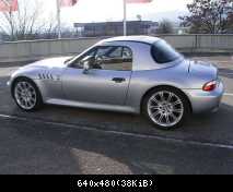 Z noch mit hardtop wegen platzmangels
