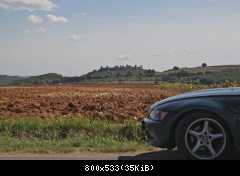 Ein Dorf in der Toskana.