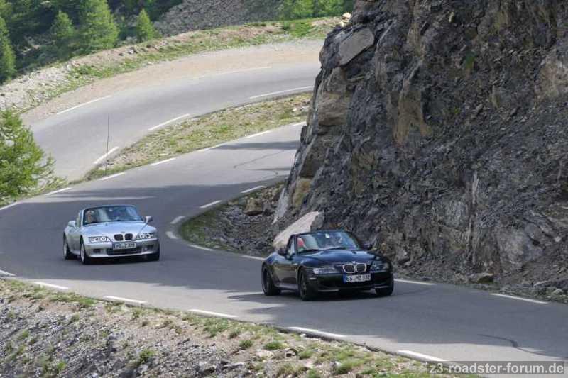 Anfahrt zum Col de Bonette