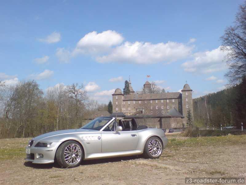 Erste Tour mit den neuen Felgen zum "Märchenschloss"