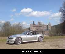 Erste Tour mit den neuen Felgen zum "Märchenschloss"