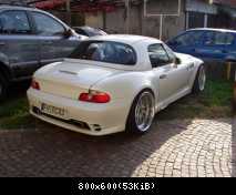 Bmw in weißem Perlmut