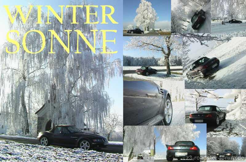 Und sie scheint trotzdem ... auch im Winter