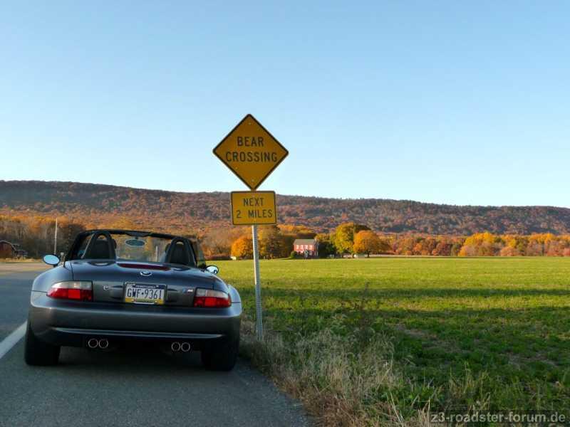 Herbstliche Tour durch die Pocono Mountains, Pennsylvania, USA