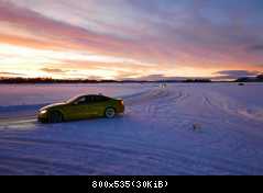 Mal kein Zetti, M4 F32 in Arjeplog / Schweden beim Ice Perfection