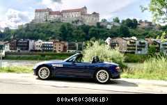 Z3 vor der längsten Burg