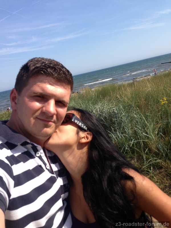 meine frau und ich and der ostsee