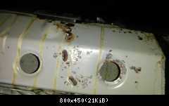 Rost am Rahmen rechts vorne