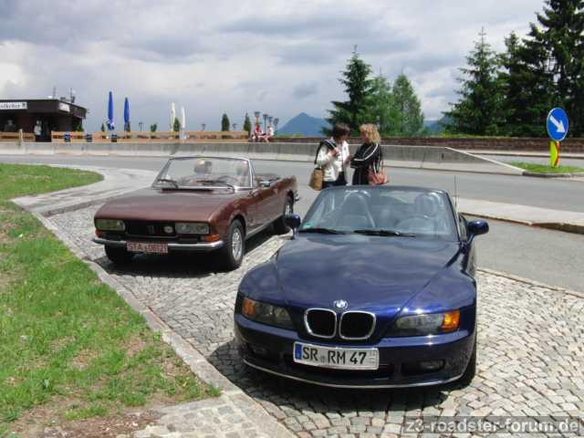 Roadster-tour mit Freunden