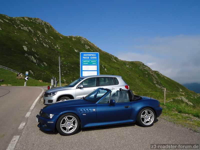 Pause auf  Jaufenpass