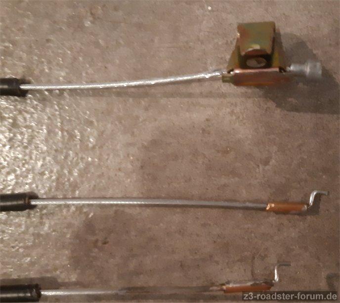 Bowdenzug Haken