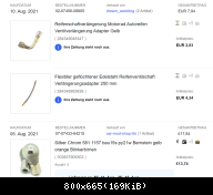 Ventilschlauch & Blinker