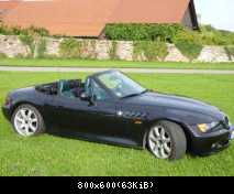 Mein Z3 auf Burg Stettenfels 12.09.2010