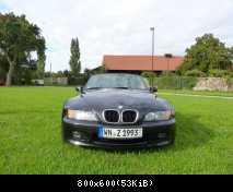 Mein Z3 auf Burg Stettenfels 12.09.2010