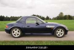 Hardtop mounted