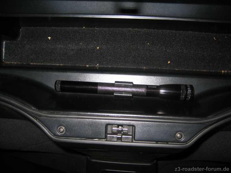 Einbau Maglite Taschenlampe