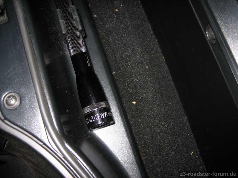 Einbau Maglite Taschenlampe