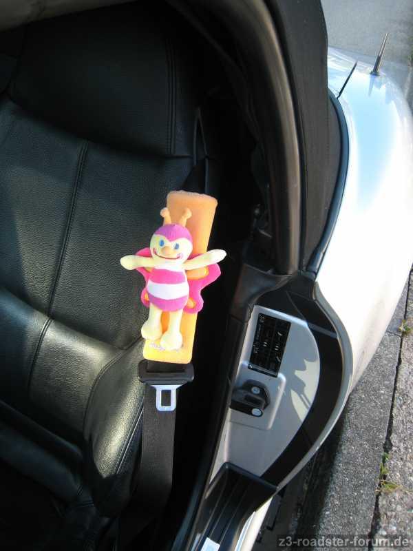 Mein neues Accessoire, das meinen Mann davon abhalten soll ,mein Auto zu fahren!!!