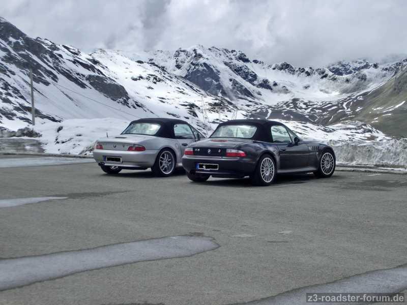 Mit Stephan am Stilfser Joch am 11.06.2012
