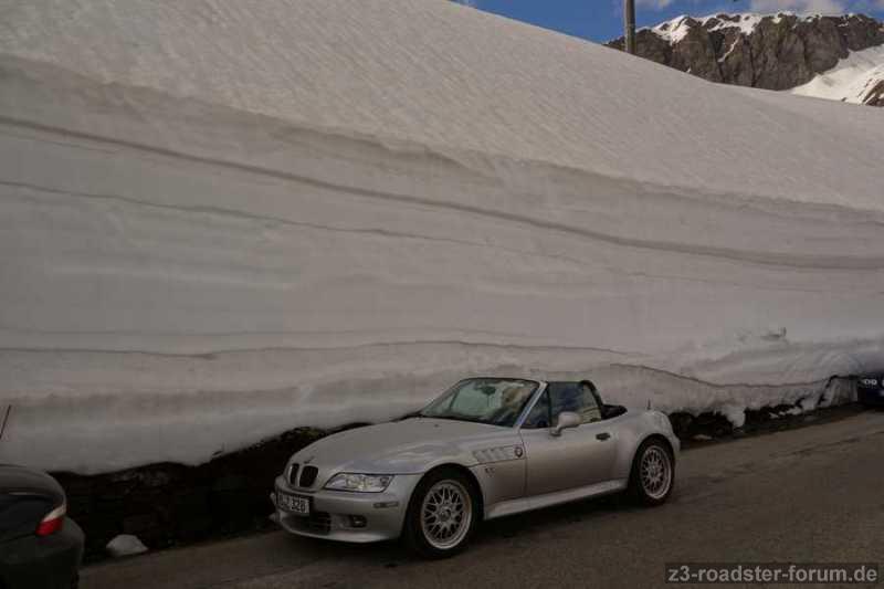 Ein bischen Schnee am Col D Iseran