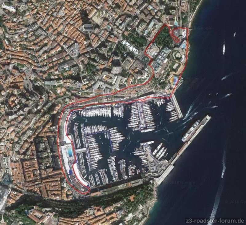 F1 GP Kurs Monaco mit Z3