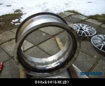 Felgenaufbereitung vorher