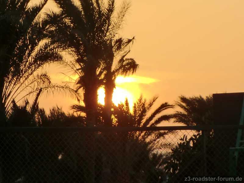 Urlaub Ägypten 2011-Sonnenuntergang