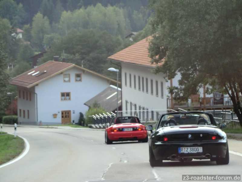Ausfahrt Z3-Freunde-Regensburg 23.09.2012 Bayerwald-Arber Tour