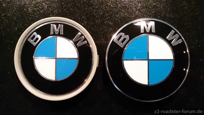 Alte (L) und neue (R) Nabendeckel