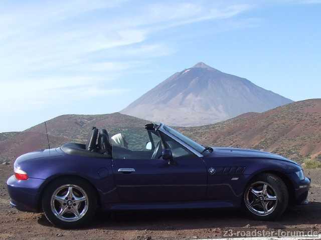 Zetti vor Teide