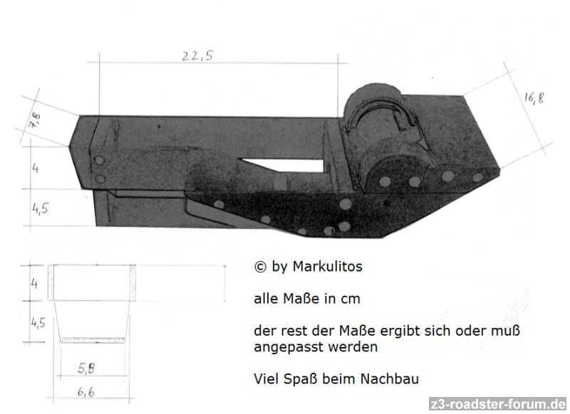 Konsole Mittelarmlehne