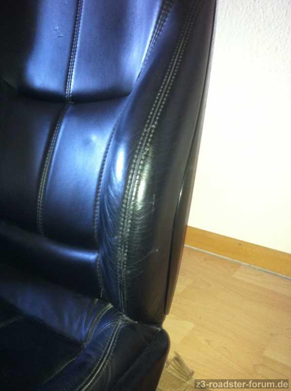 Z3 Fahrersitz in Schwarz zu verkaufen