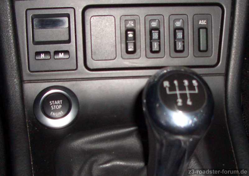 BMW 1er Startknopf im Z3